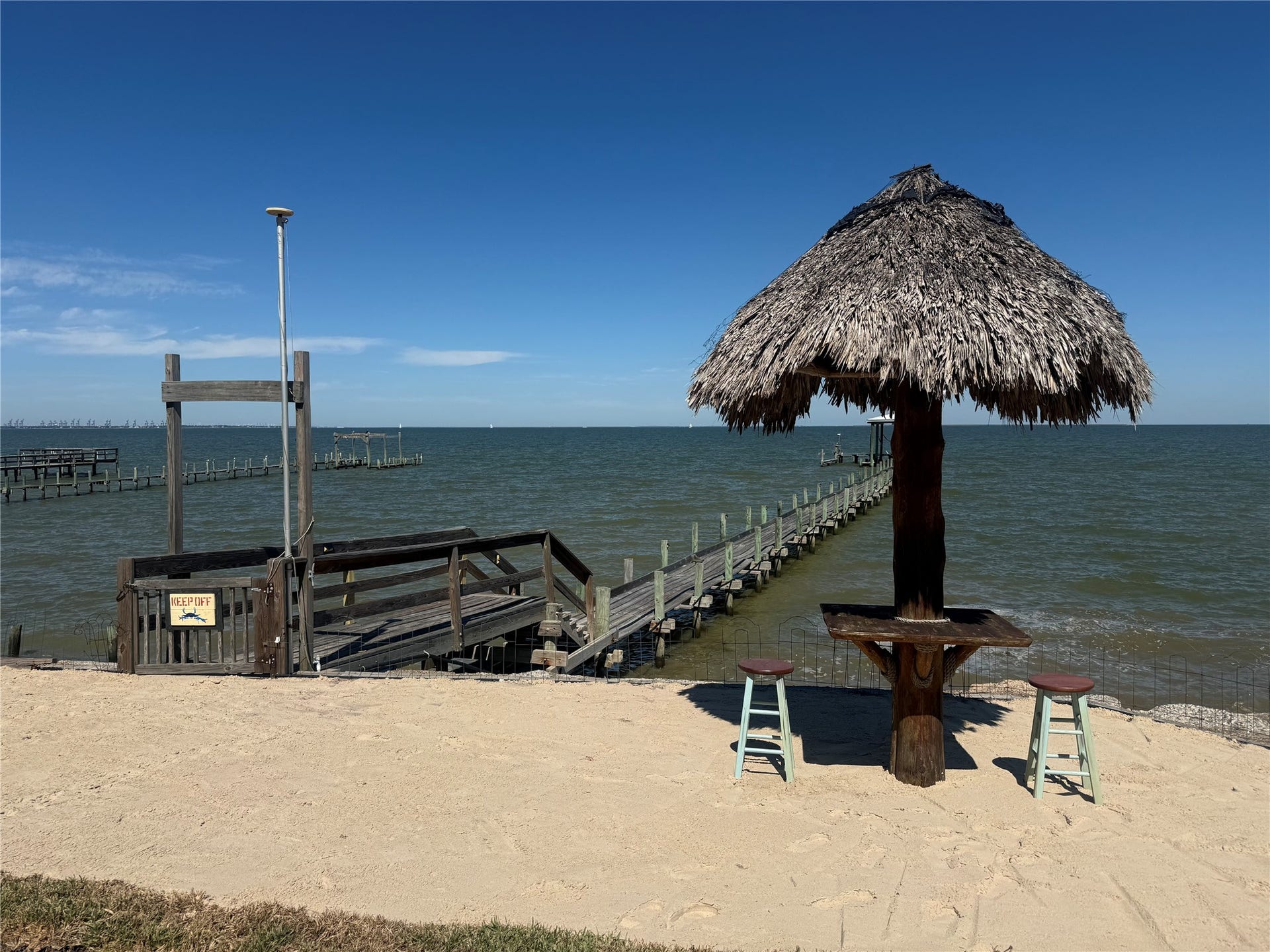4715 W Bayshore Drive, Bacliff, TX 77518 Pull up a stool at your very own Palapa.