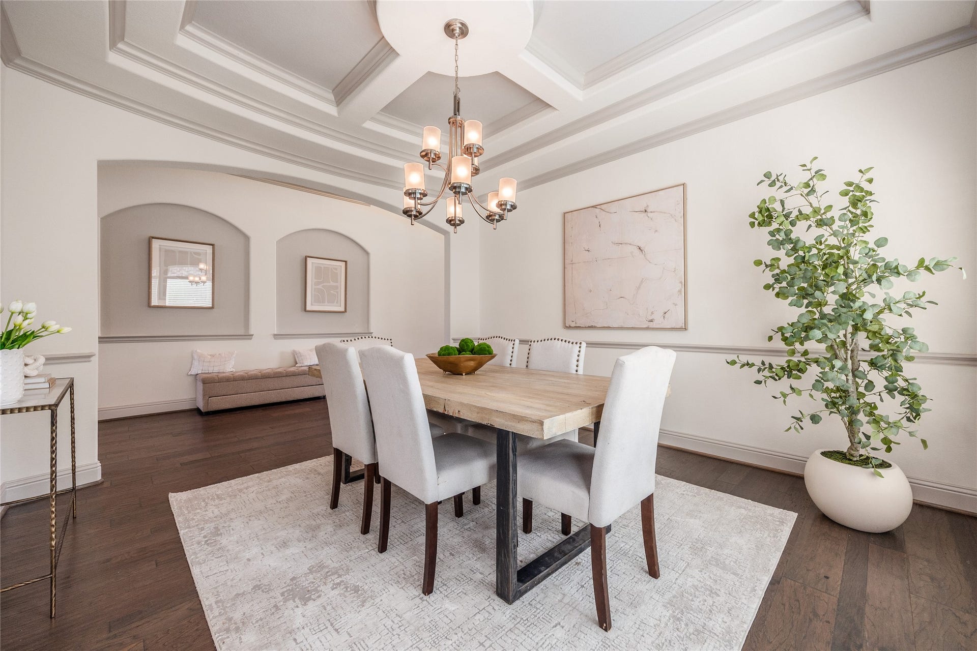 13506 COLUMBIA KEY Drive, Tomball, TX 77377 Thoughtful details set this home apart, from the sculpted ceiling to the graceful arches that frame the dining room.