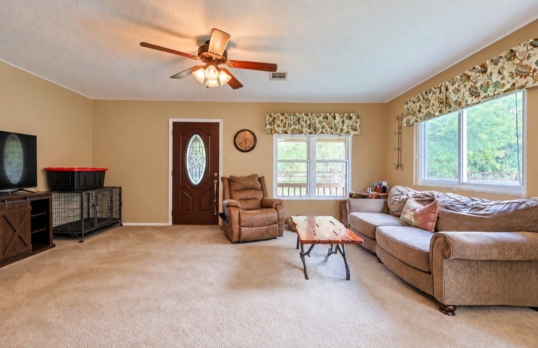 4110 Sherri Lane, Crosby, TX 77532 Front Door opens to Living room