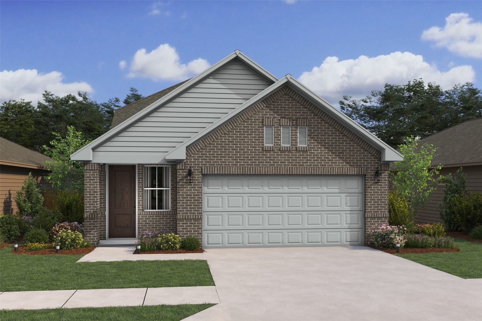 Lovely Scotch Pine home design by K. Hovnanian Homes with elevation NN in beautiful Oakberry Trails. (*Artist rendering used for illustration purposes only.)