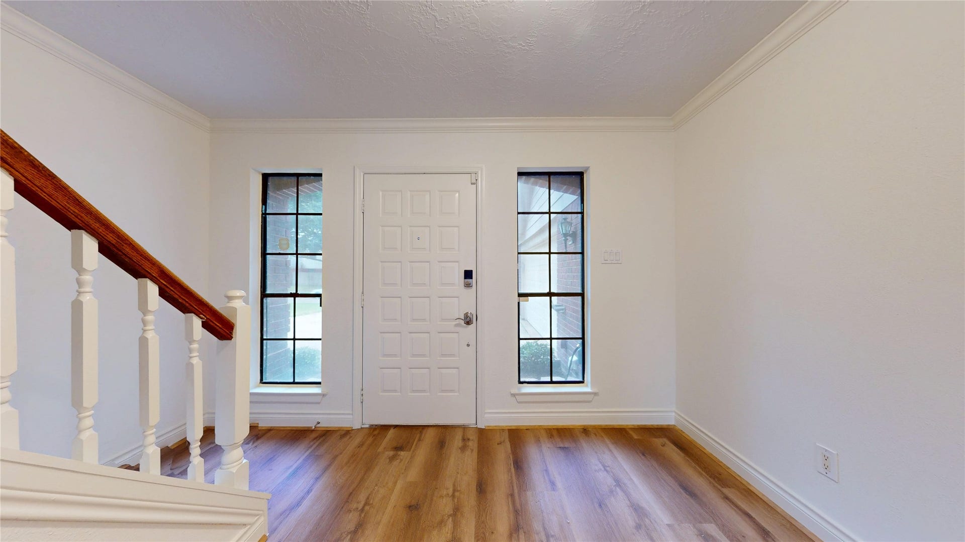 Step into the foyer.