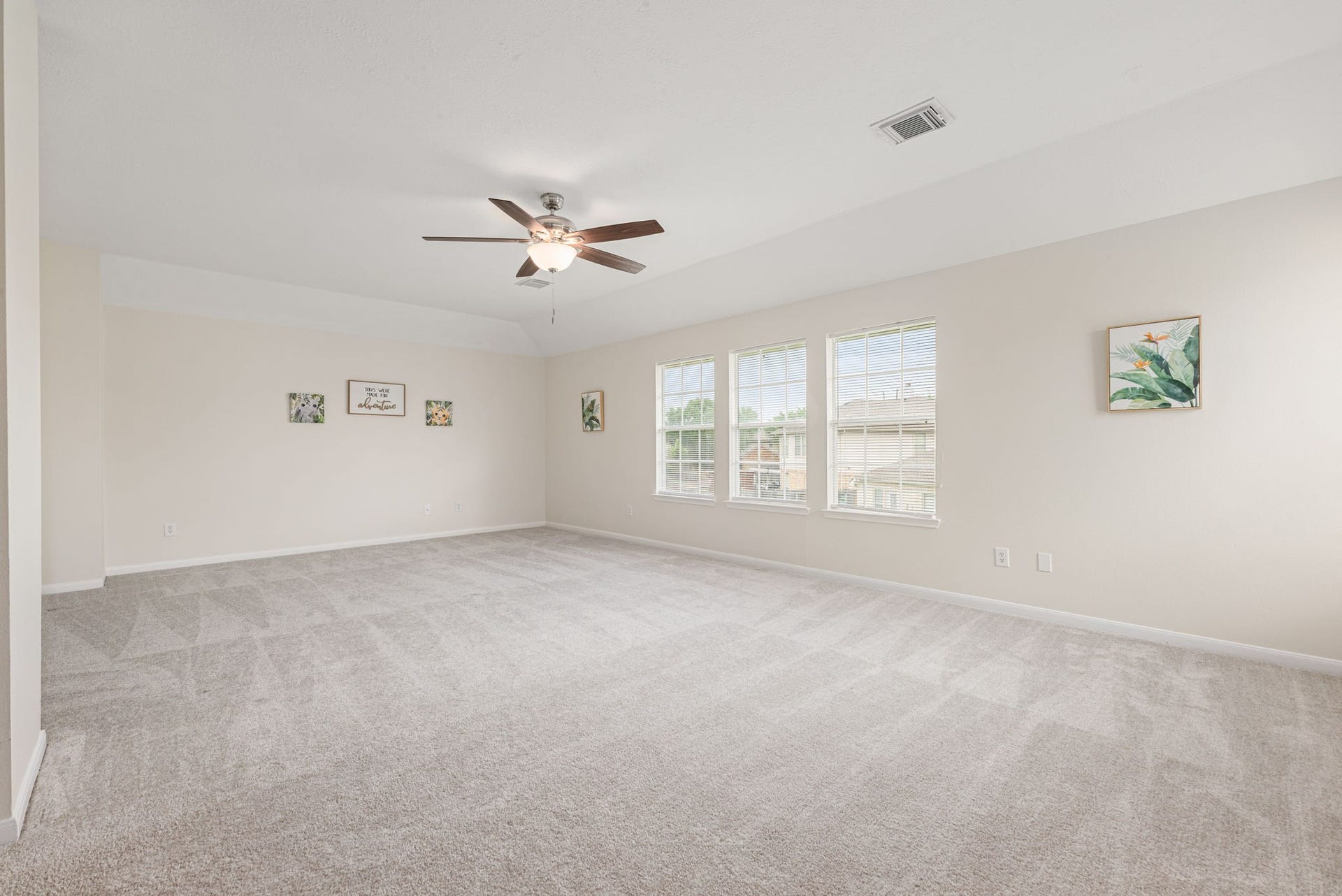 5507 River Gable Court, Sugar Land, TX 77479 Upstairs game room provides the perfect space for entertainment or family gatherings.