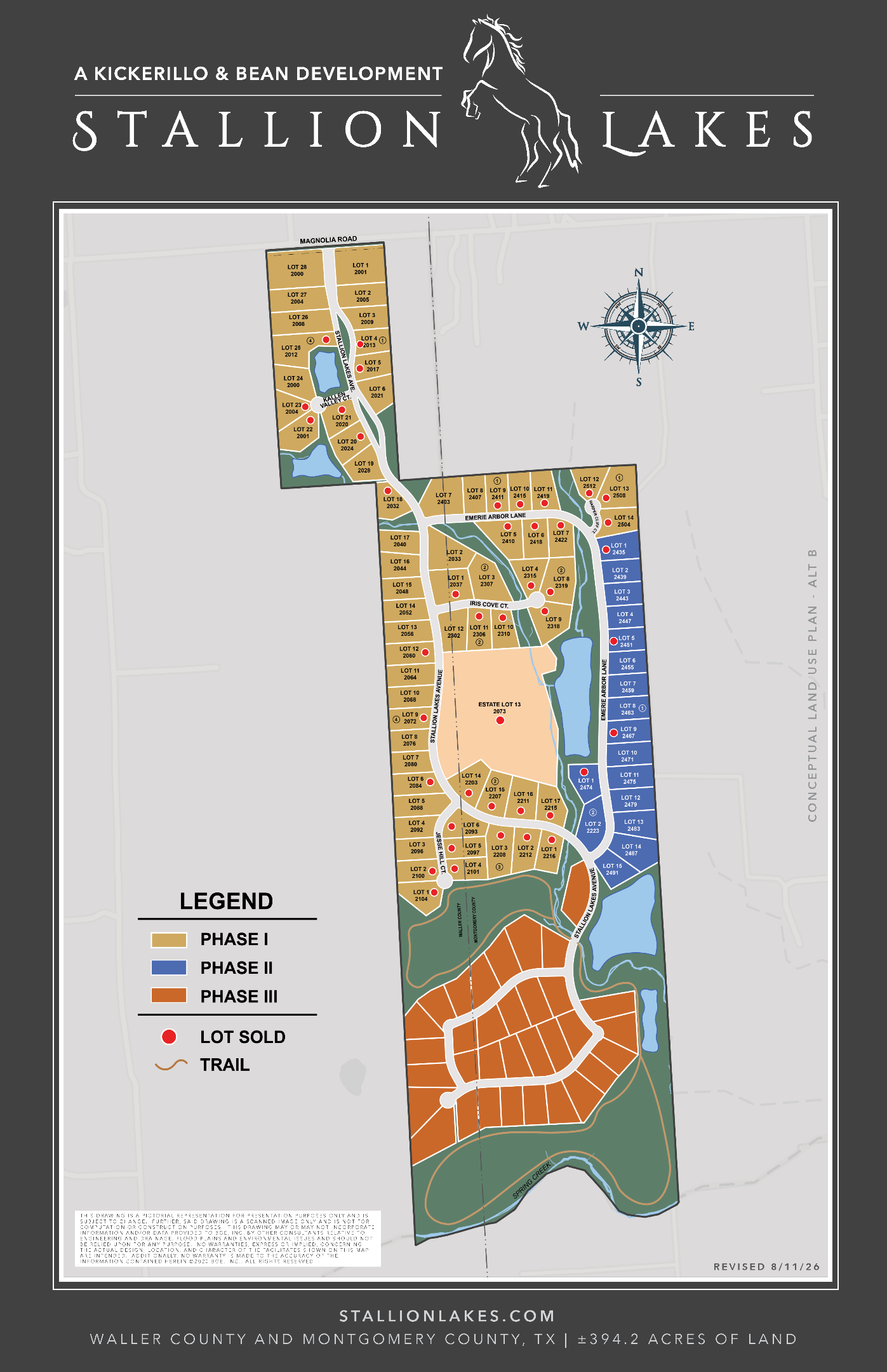 Stallion Lakes Map