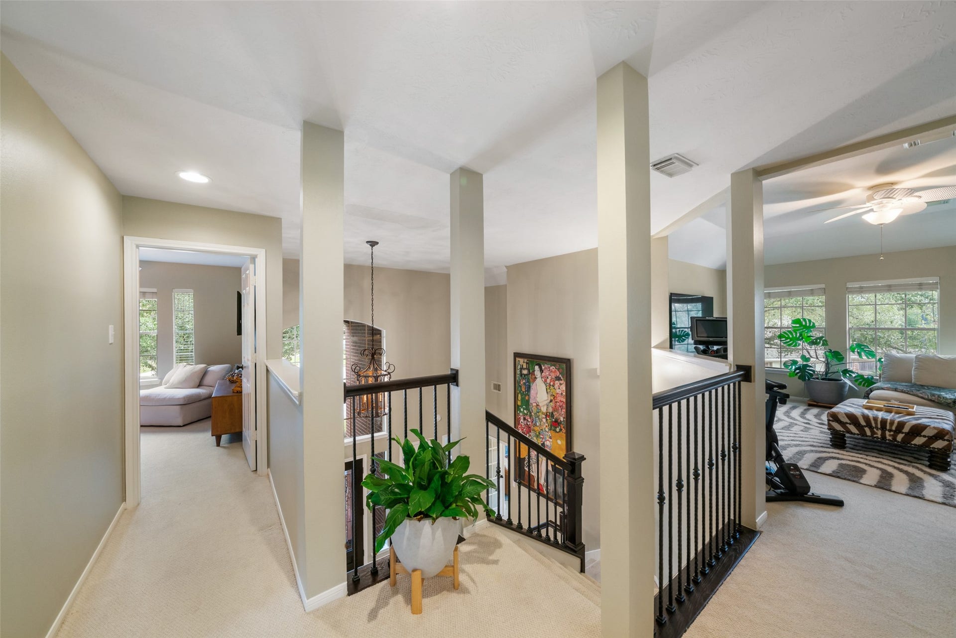 3507 Aspen Glen Lane, Spring, TX 77388 The movie room is perfectly separate from the bedrooms adding privacy.
