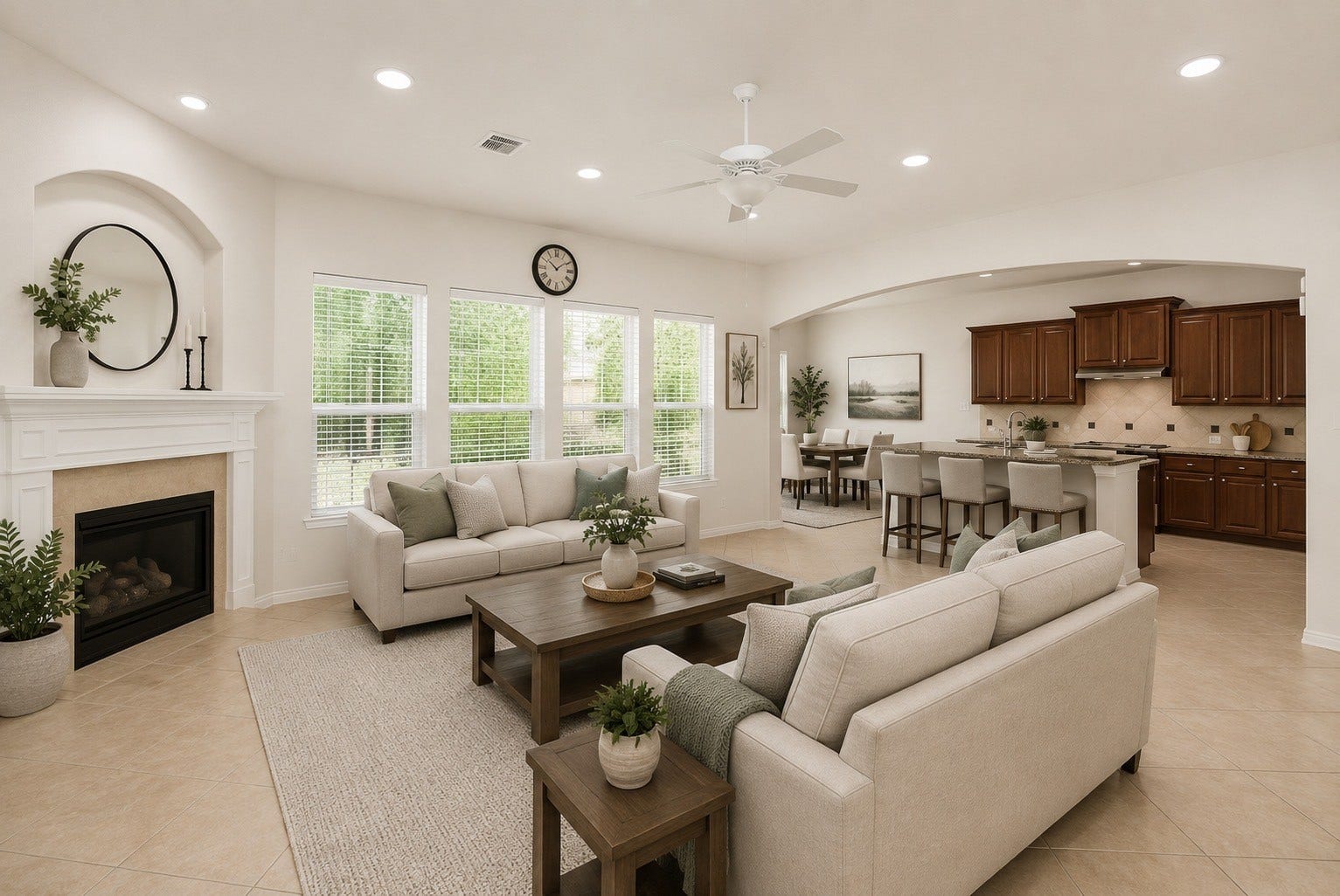 Some images have been virtually staged and enhanced using AI to showcase the home's potential. Furniture, dcor, and paint colors shown are for visualization purposes only and may not reflect the current condition of the property.