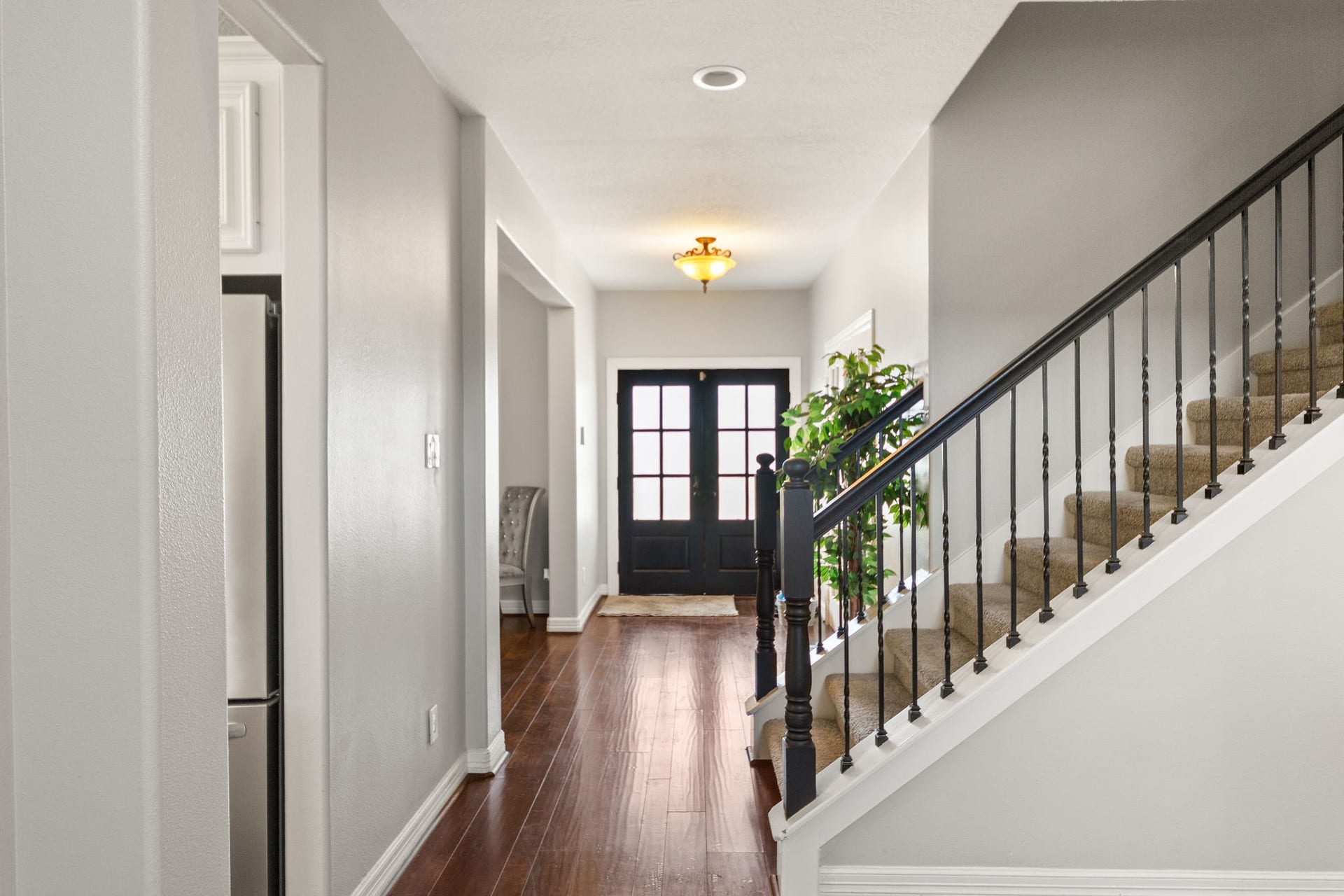 Stairs at entrance