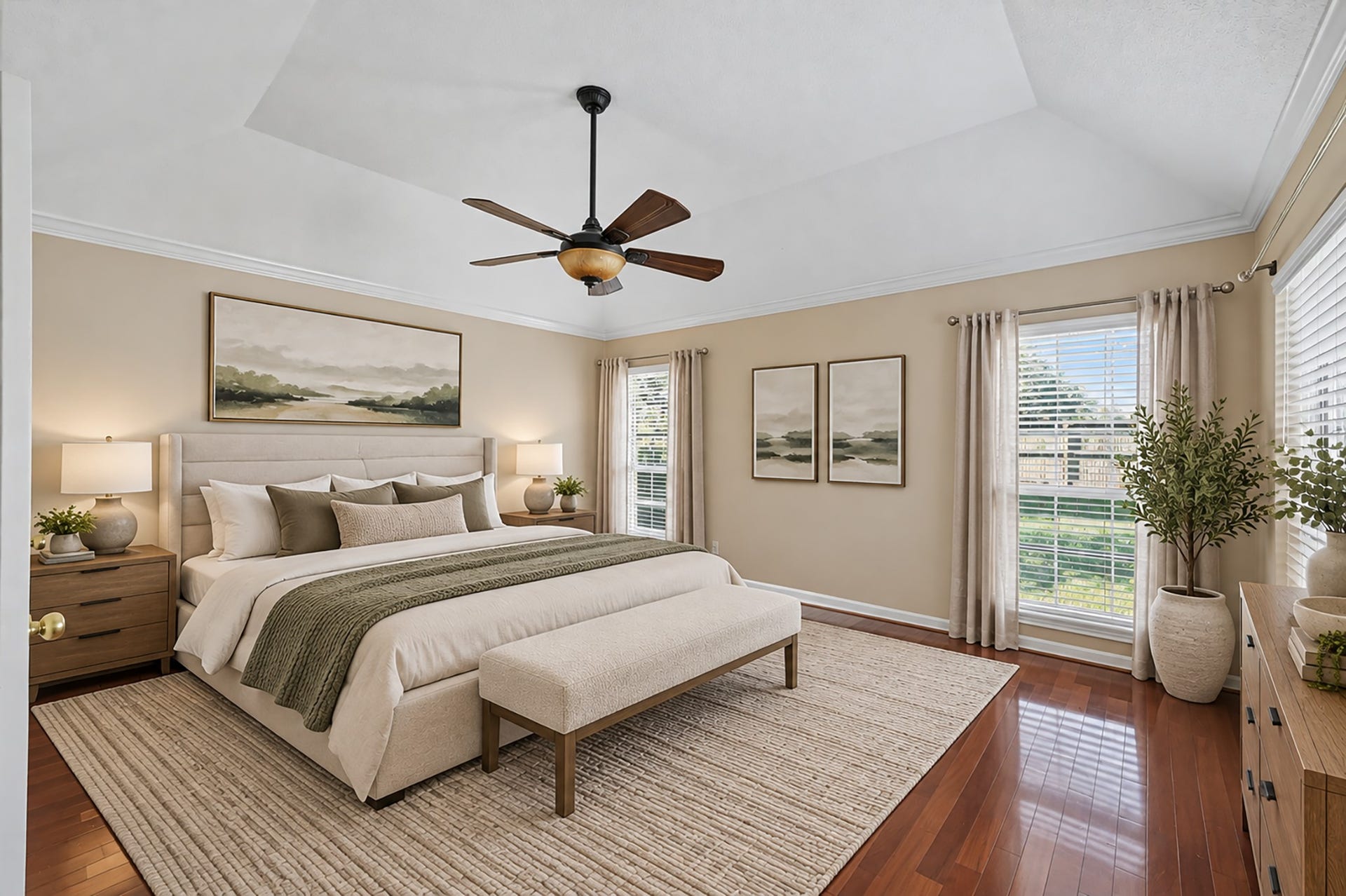 419 Dover Lane, Spring, TX 77373 VIRTUALLY STAGED PRIMARY BEDROOM