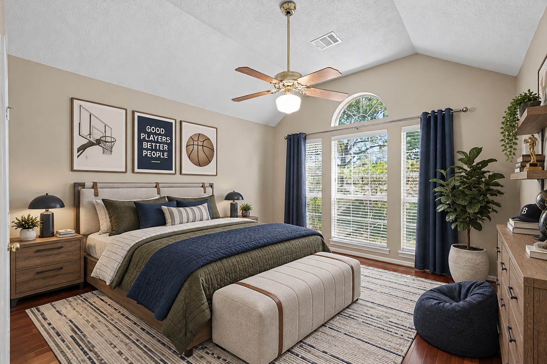 419 Dover Lane, Spring, TX 77373 VIRTUALLY STAGED GUEST BEDROOM