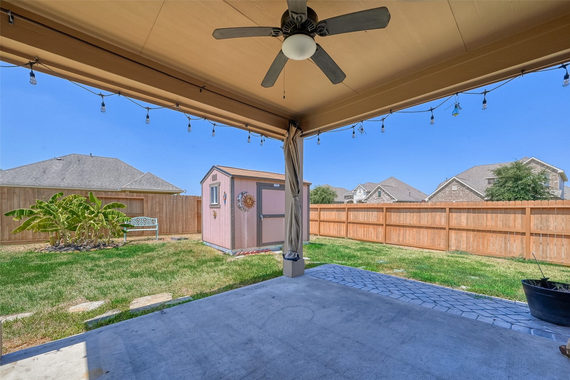 402 Conchola Lane, Richmond, TX 77469 Storage shed available.