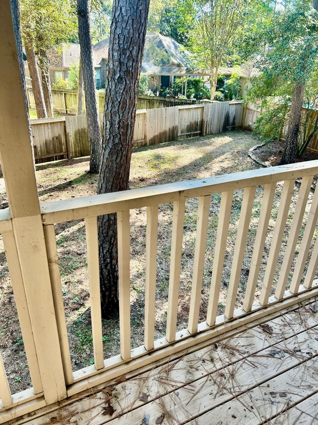BALCONY/BACKYARD