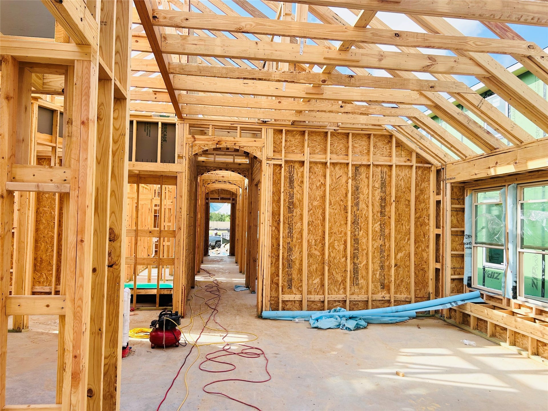 High ceilings and entry way make it feel modern and cozy!