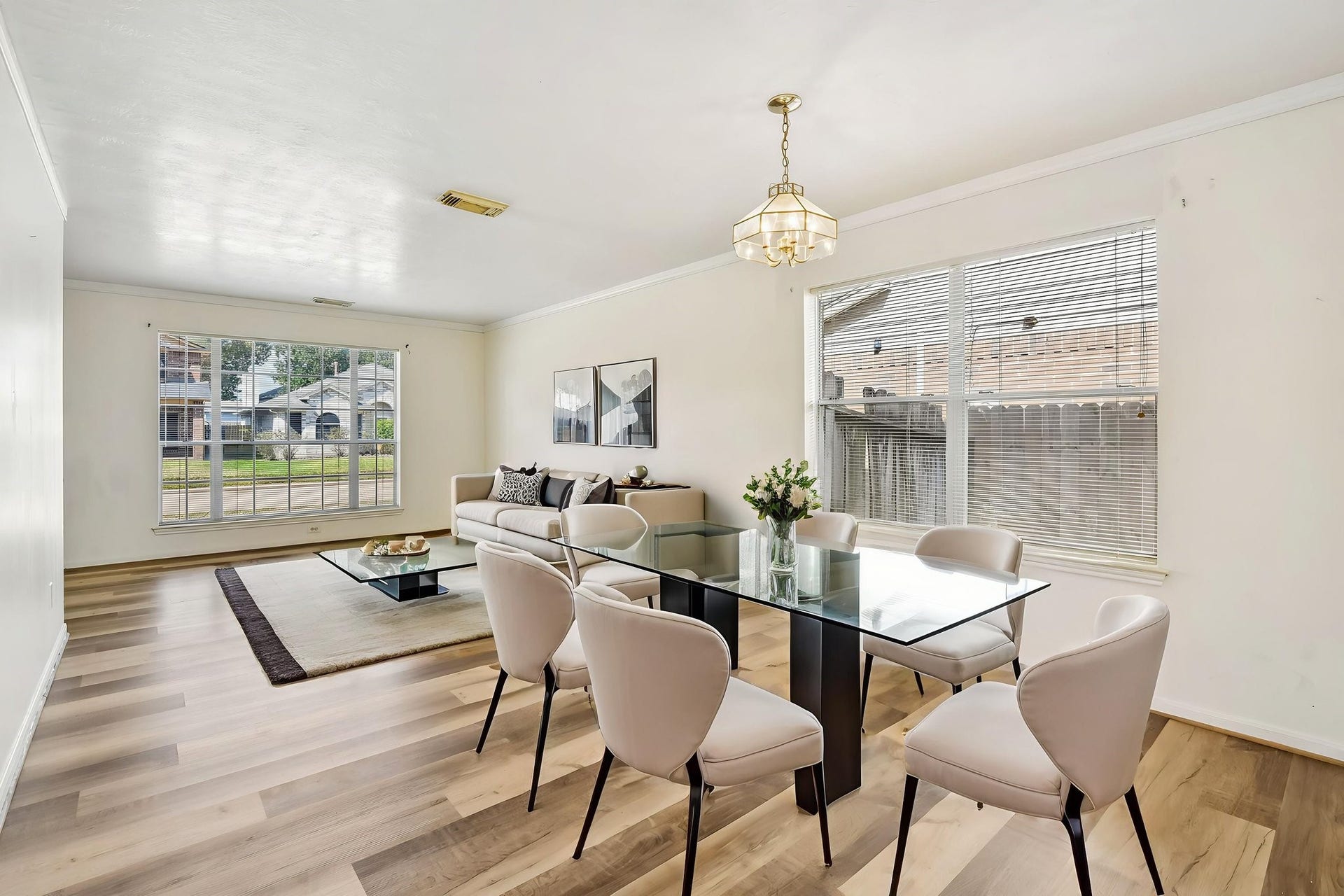 12006 Thornburg Lane, Houston, TX 77067 Living/Dining areas