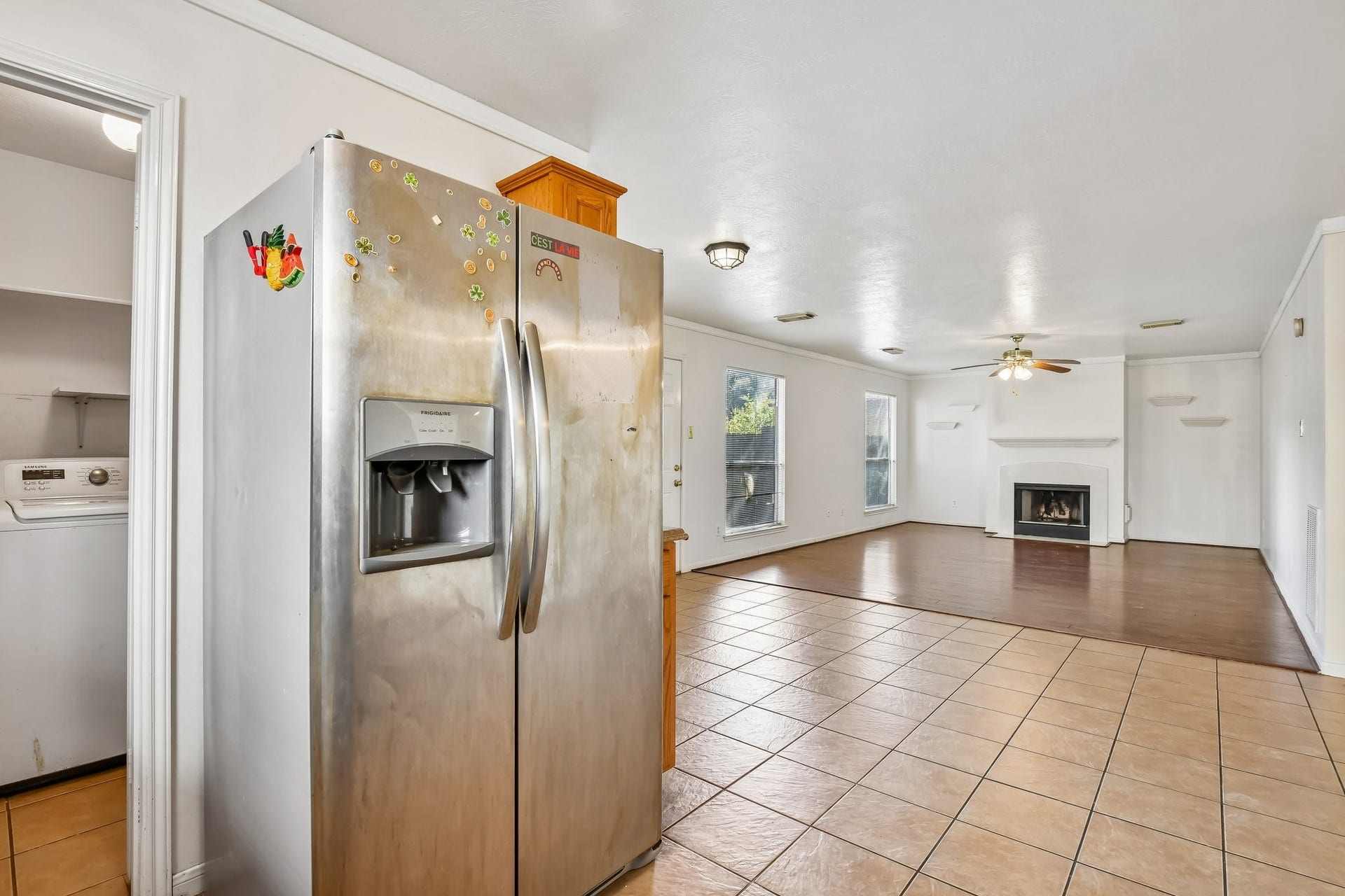 12006 Thornburg Lane, Houston, TX 77067 Utility room is off of the kitchen.