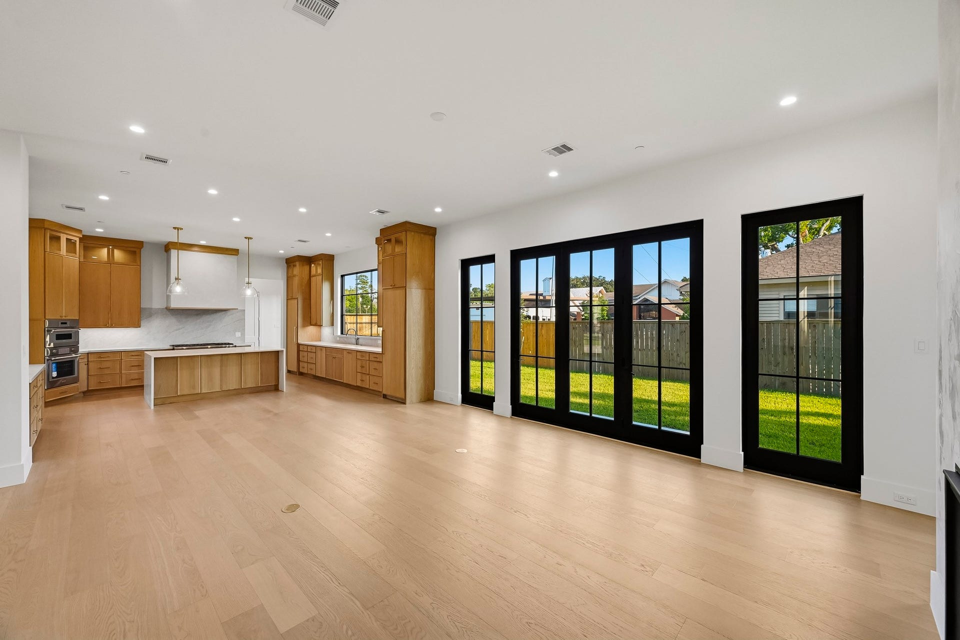 Tons of natural light from the south facing windows!
