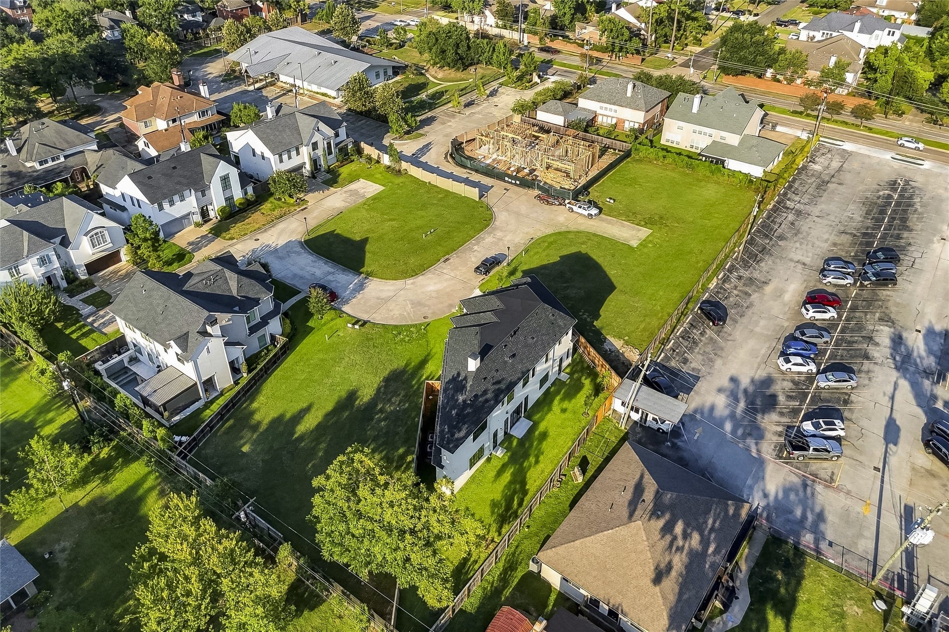 Part of a 10 home, brand new development in Hilshire Village!