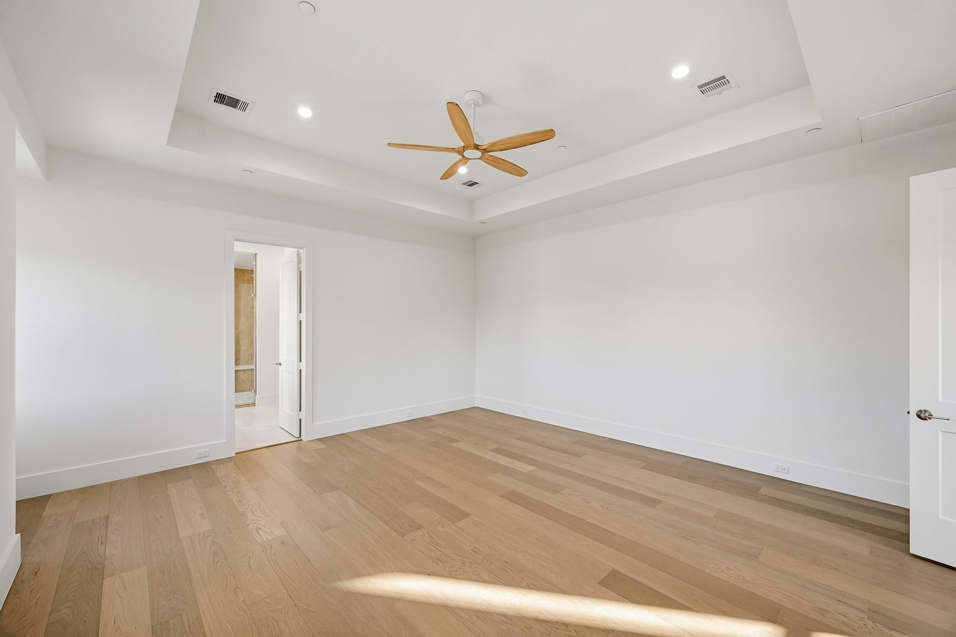 With tray ceilings and an 18x17 layout, the space is huge!