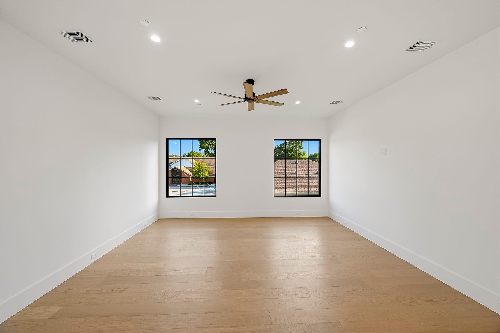 The central game room enjoys light from the south facing windows!