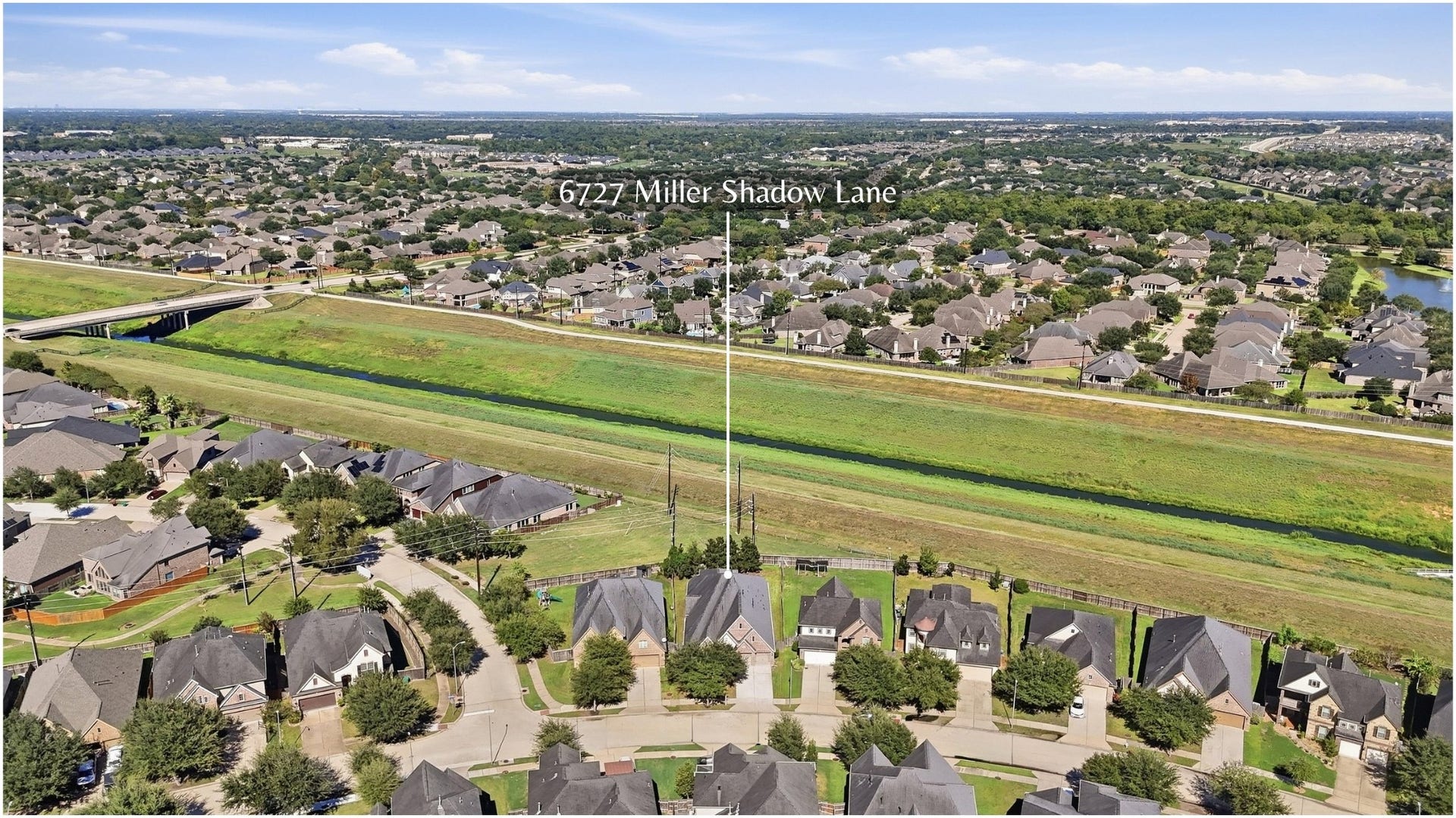 NO BACK NEIGHBORS provides added privacy and an open backyard setting.