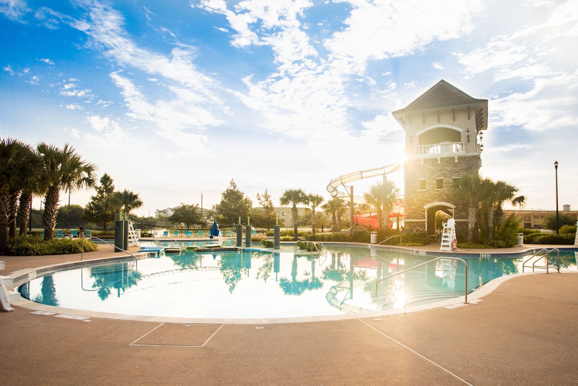 Enjoy Riverstones resort-style pools and impressive community amenities.