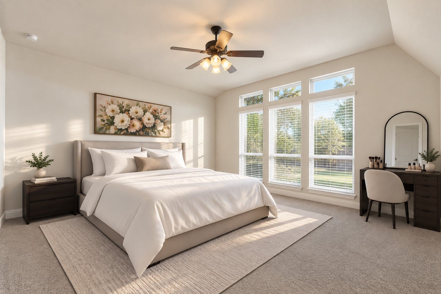 Virtual Staging Primary Bedroom