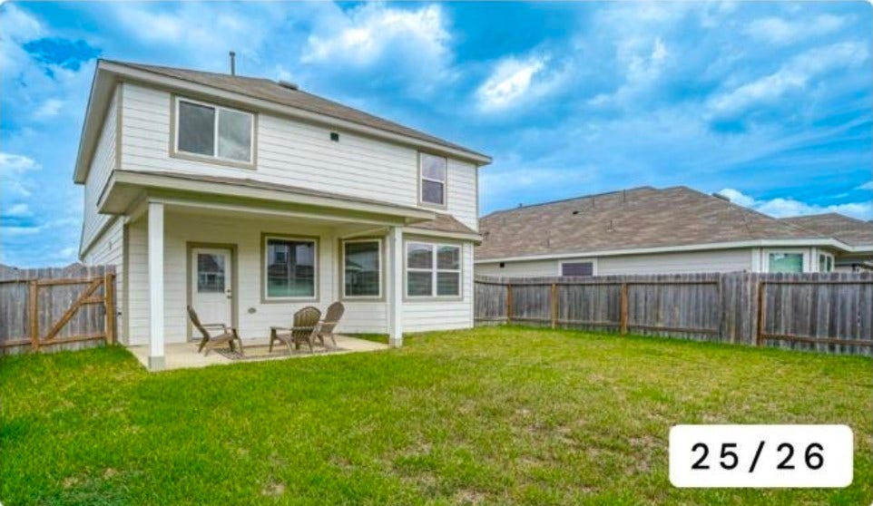 2465 Bull Trout Drive, Conroe, TX 77384 backyard