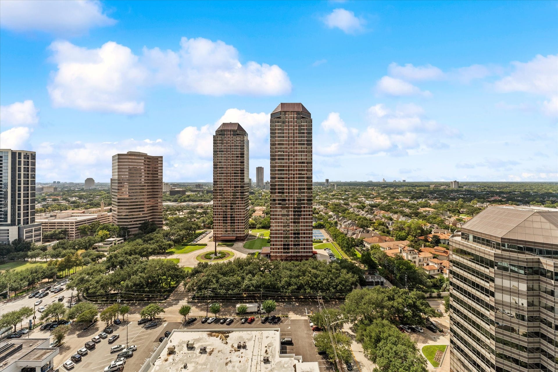 1600 Post Oak Boulevard, #1903, Houston, TX 77056 View from the 450+ sqft Balcony