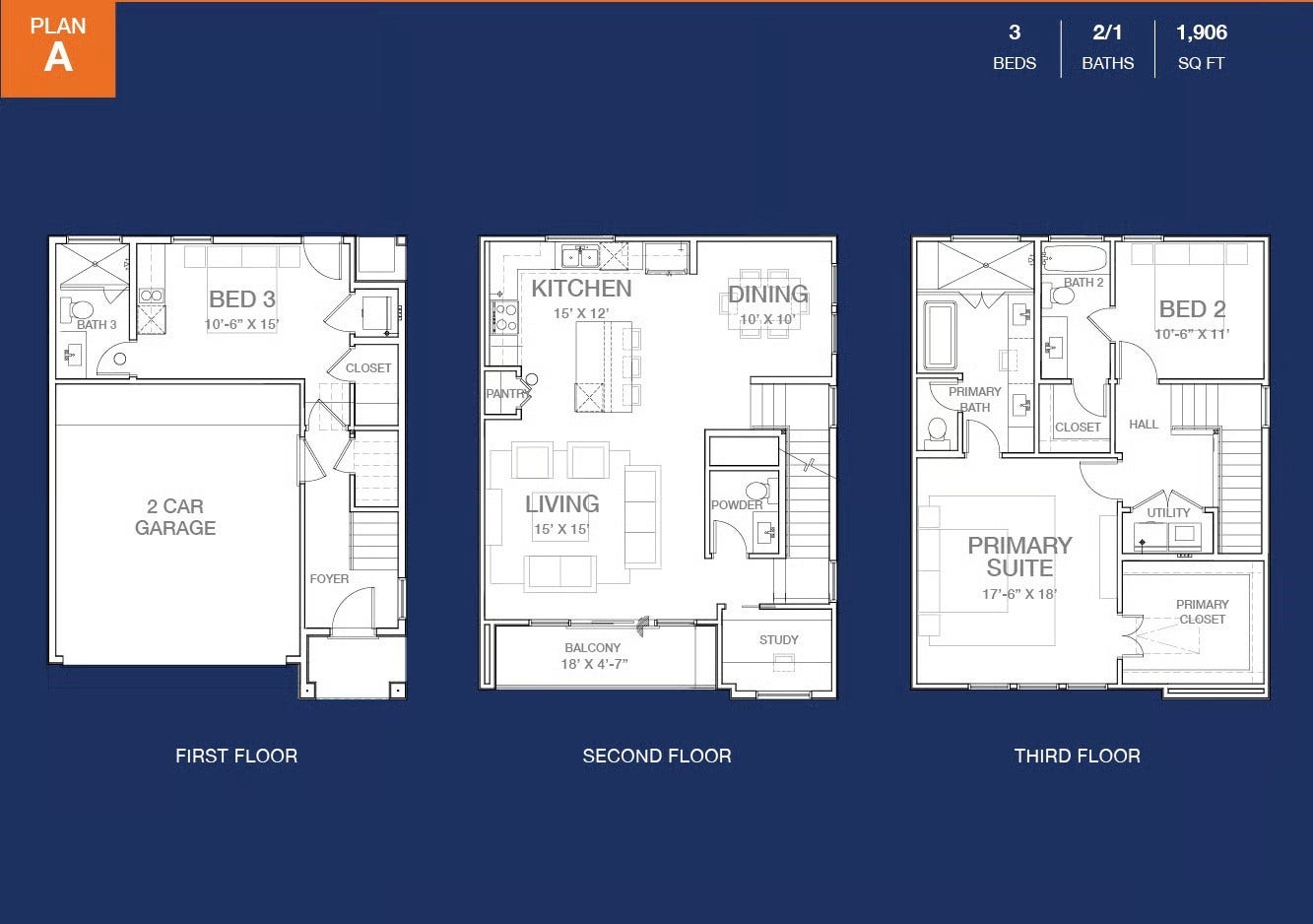 Plan A - 3 Stories