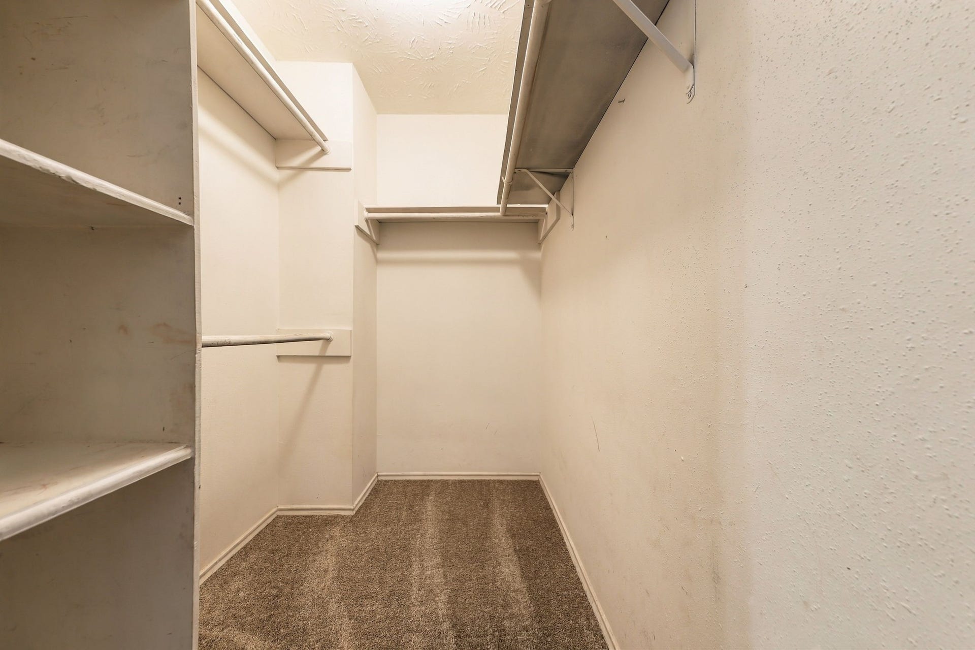 Primary walk-in closet