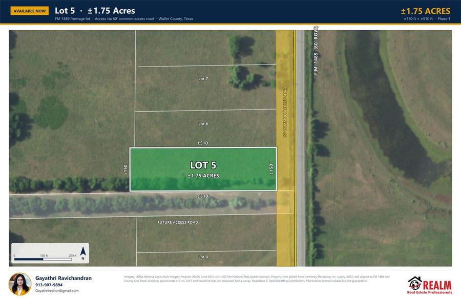 Property photo for 00 FM1489, Brookshire, TX