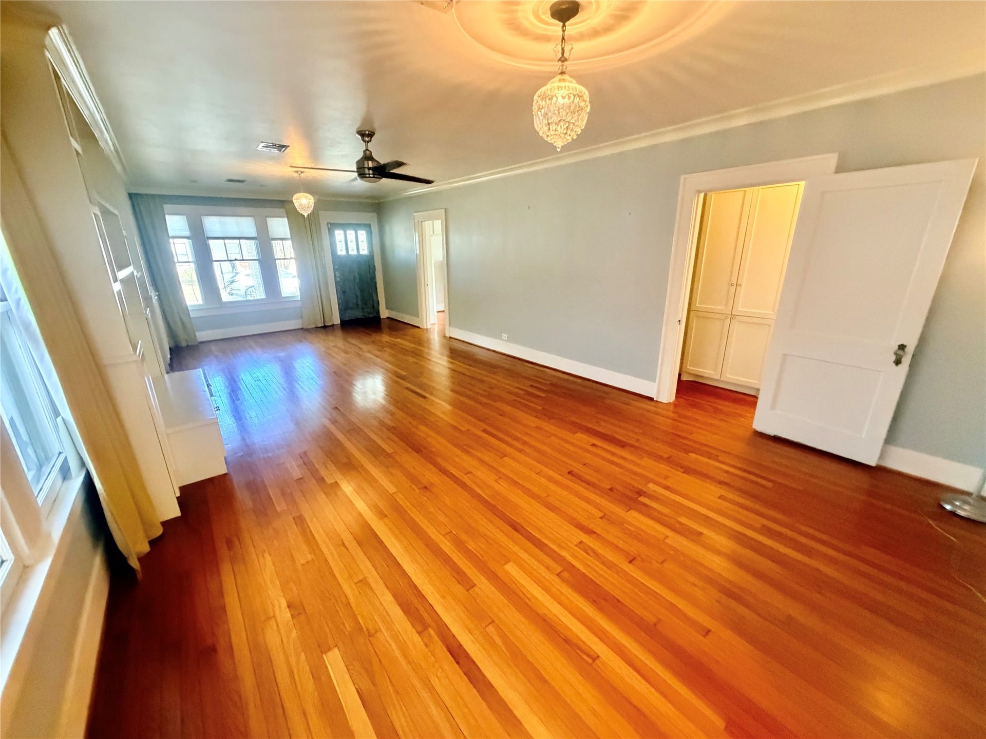 view of living dining room from kitchen