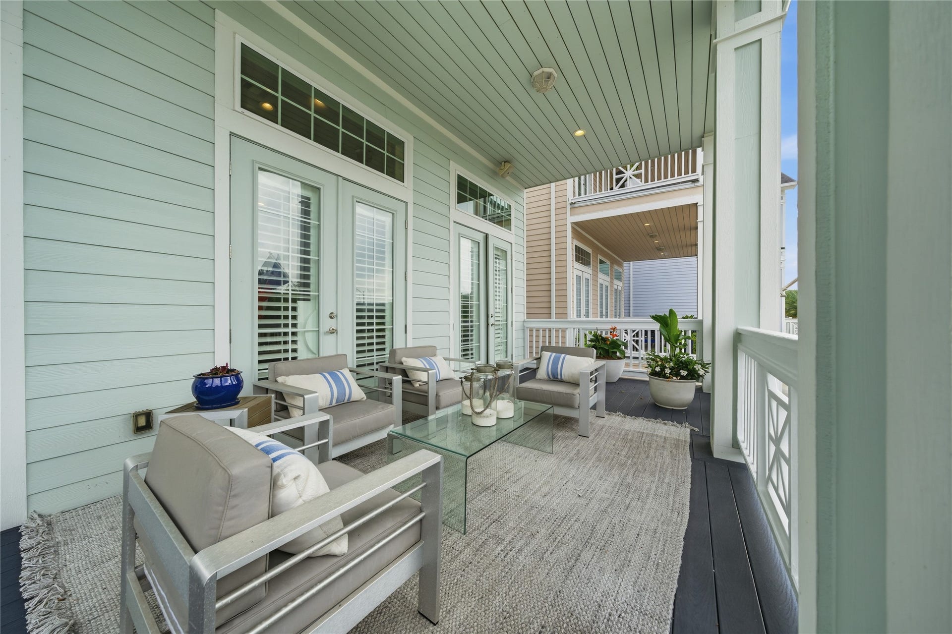 2174 Marina Way, Kemah, TX 77565 Another view of the balcony