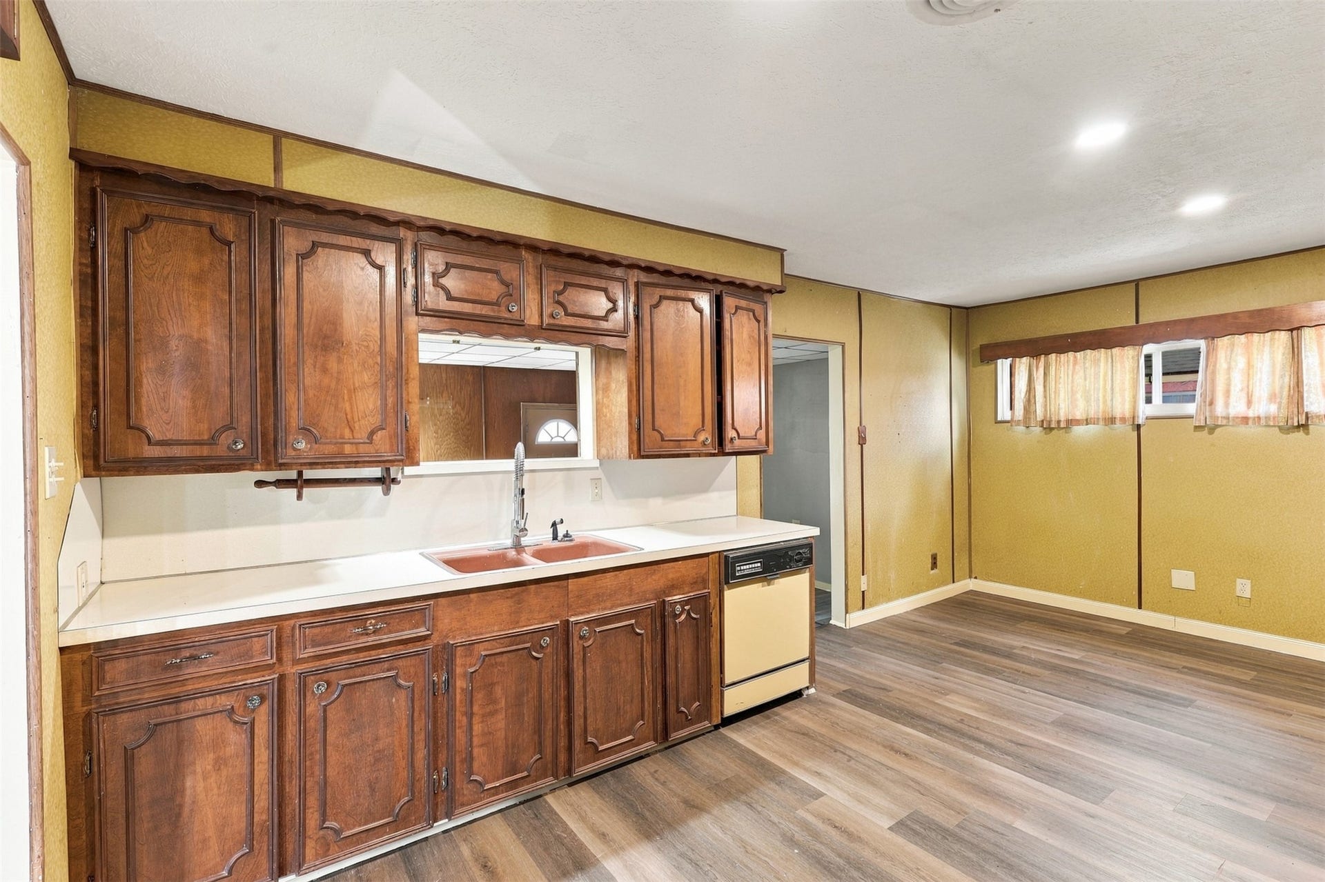 8421 Baker Drive, Houston, TX 77017 Kitchen with cabinetry and workspace for everyday meal preparation