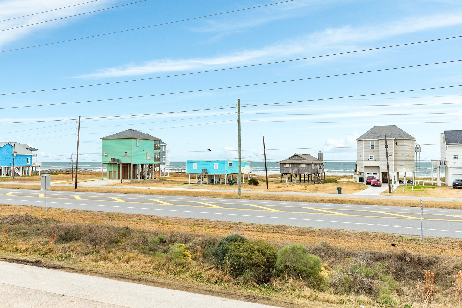 23012 Verano Drive, Galveston, TX 77554 View of the Gulf just a short distance away.