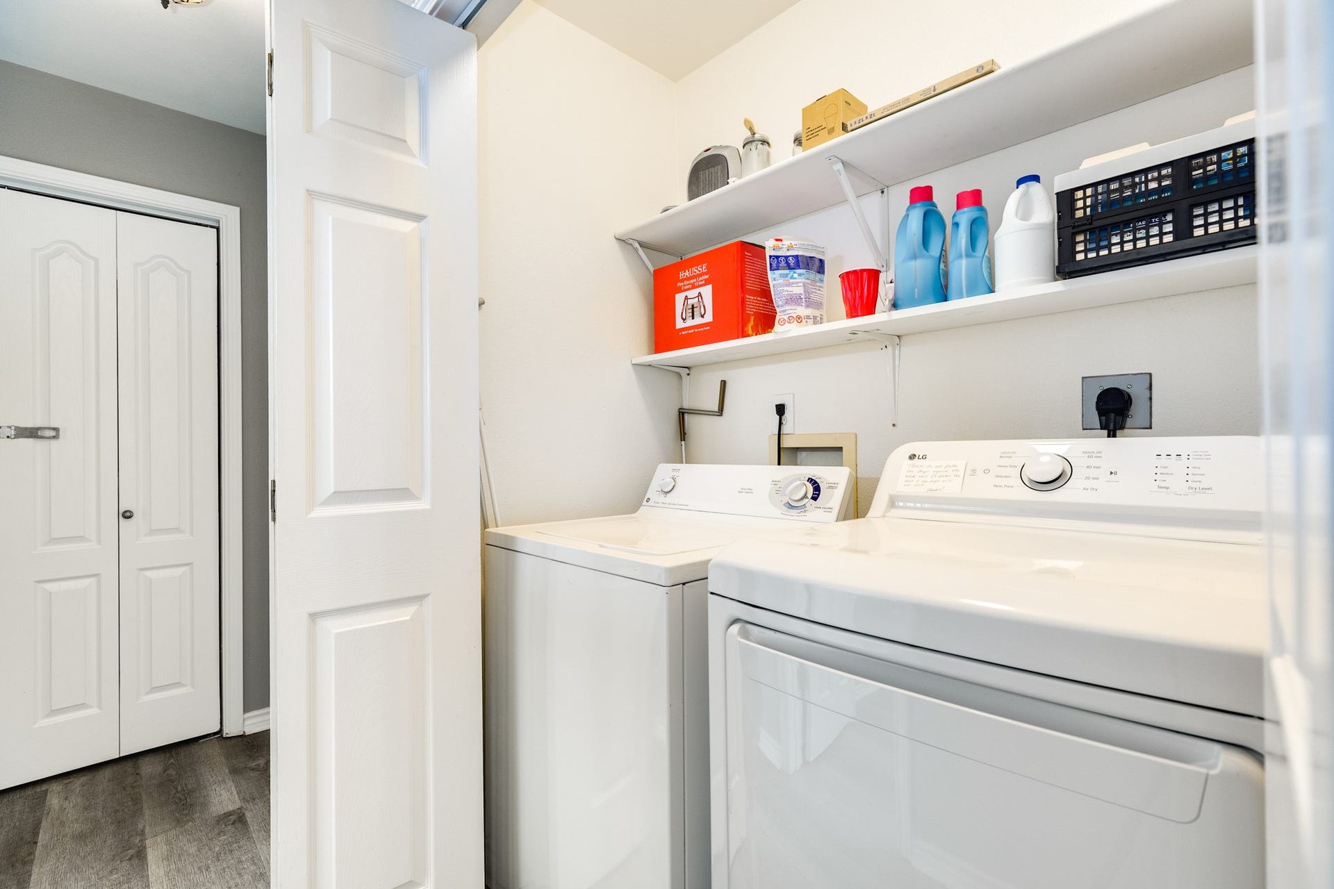 23012 Verano Drive, Galveston, TX 77554 Utility closet located in the main hallway.