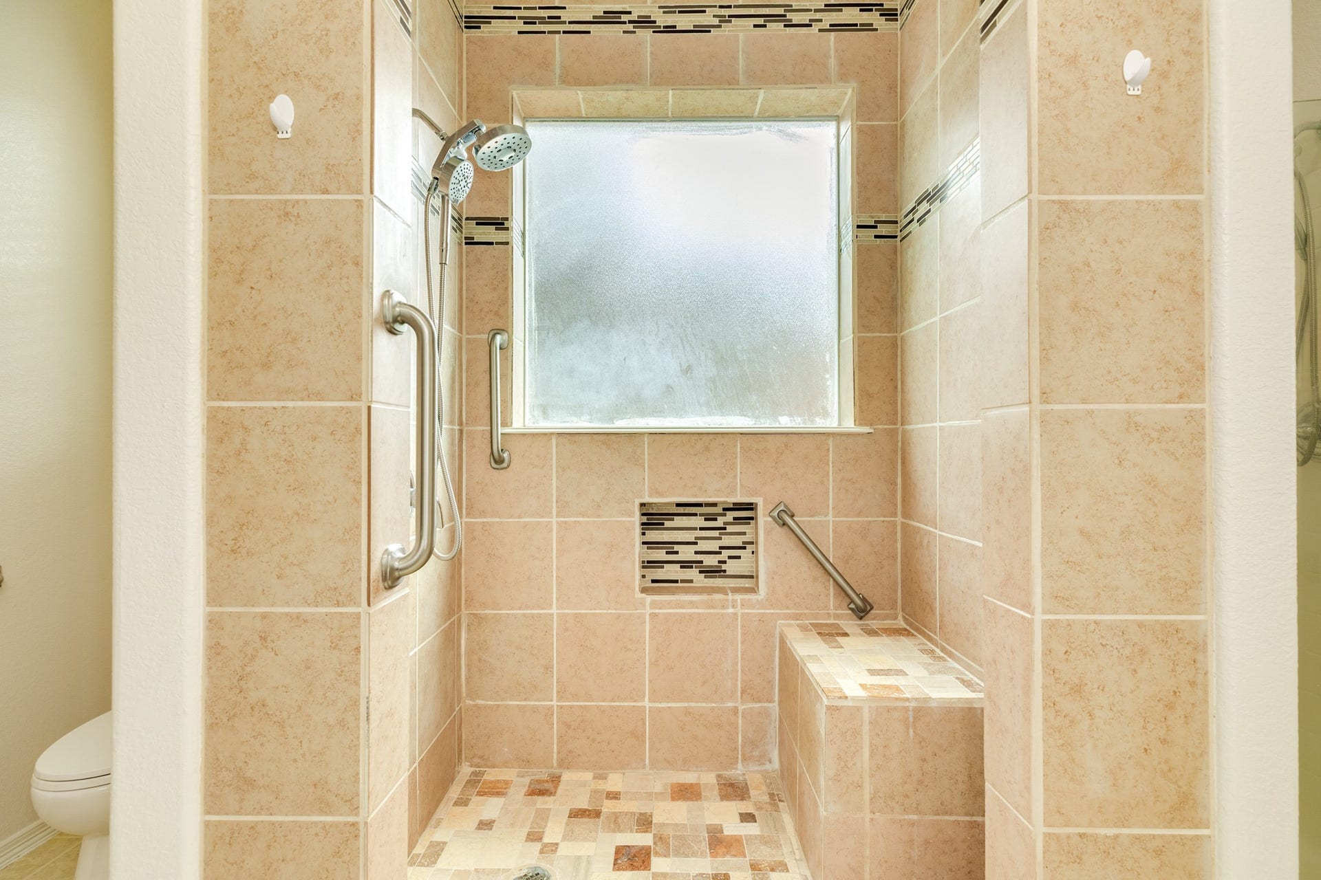 201 N Golden Oak Drive, Texas City, TX 77591 Updated walk in shower in primary bathroom.
