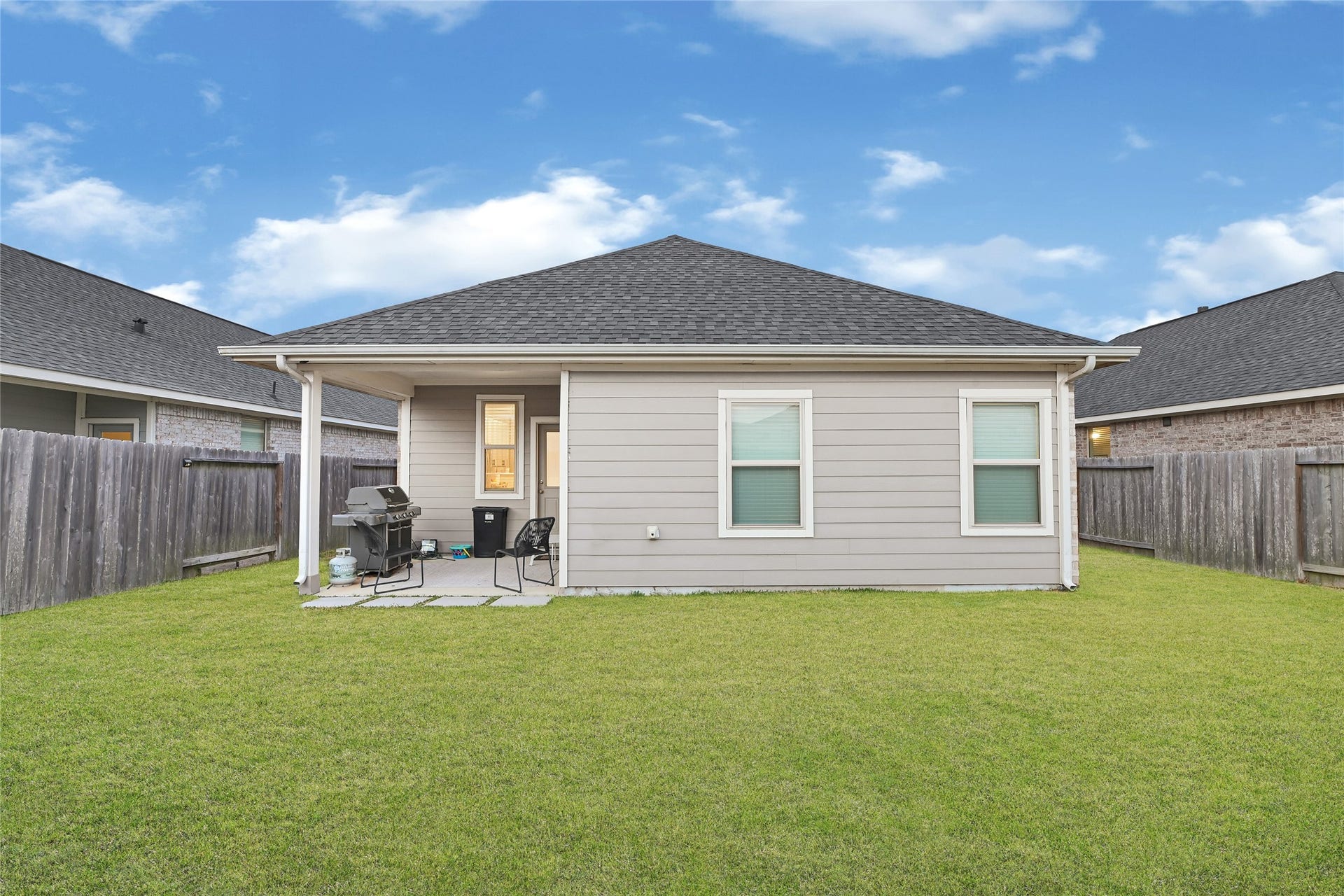 31607 Eldorado Lane, Fulshear, TX 77441 Large backyard.