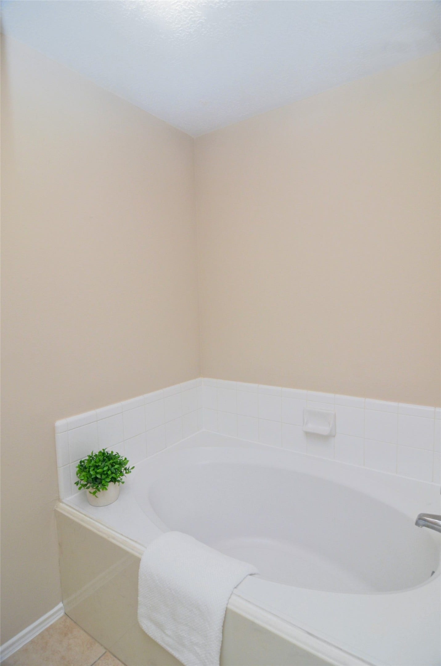 Primary bath, detached shower and tub