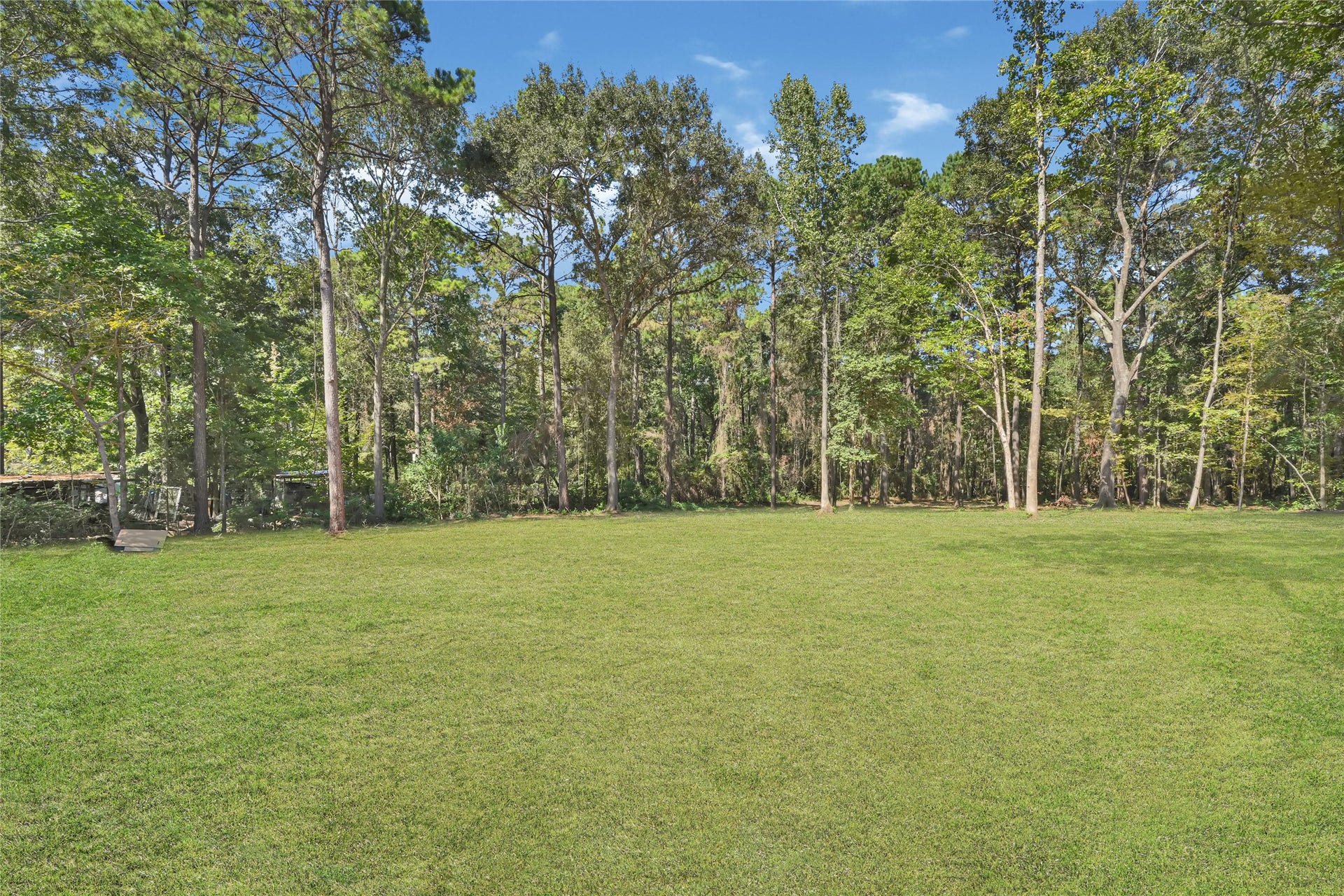 10506 Settlers Crossing, Conroe, TX 77303 Spacious yard offering a natural setting.
