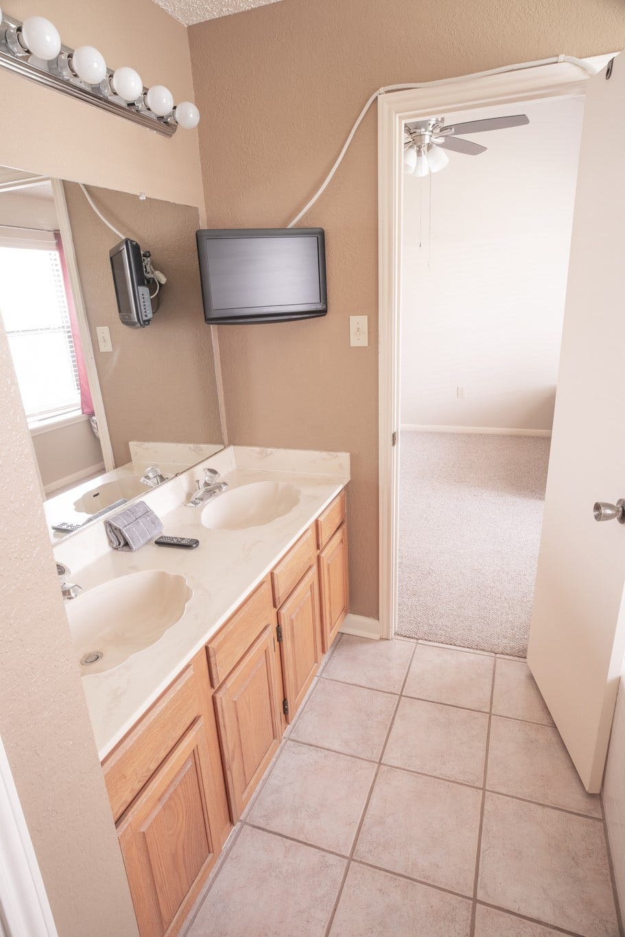 Primary Bathroom with Dual Vanity
