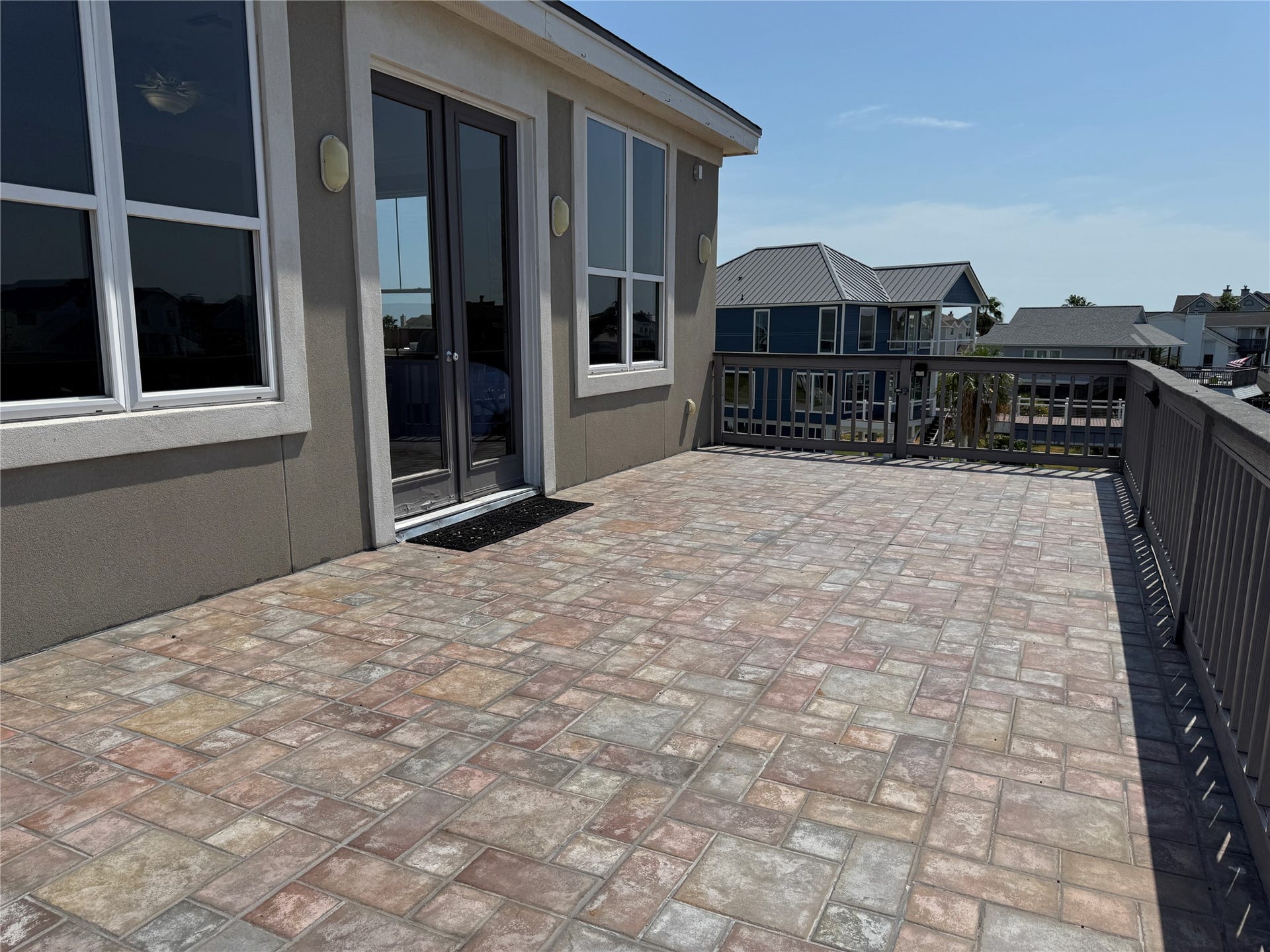 Second floor patio panaramic view