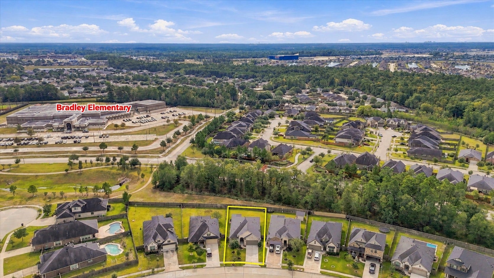 31549 Timber Grove Lane, Spring, TX 77386 Home is close enough to walk or ride bikes to the elementary school.