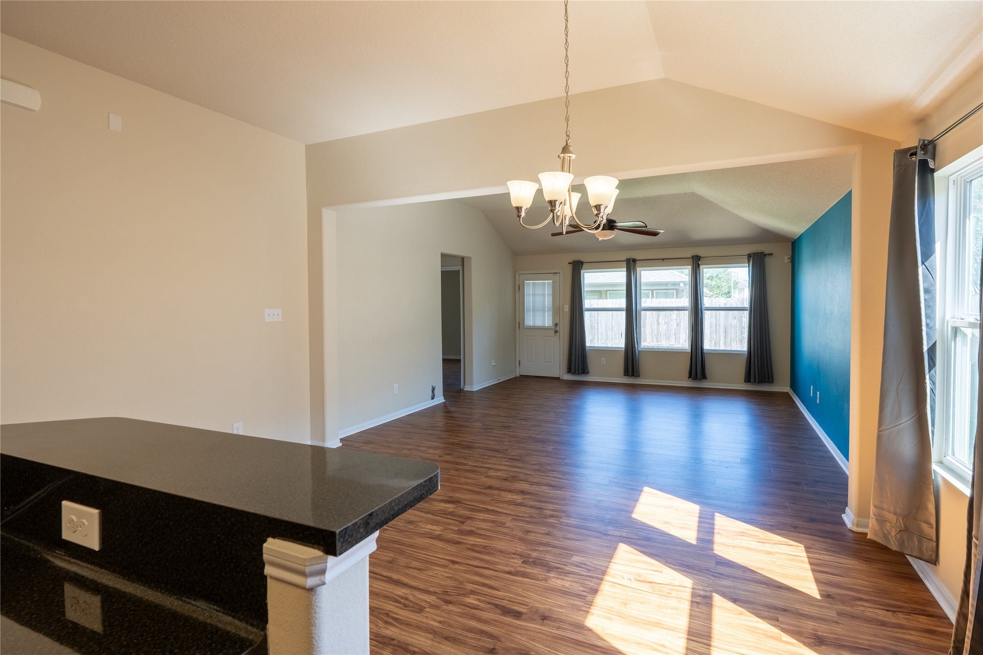 16815 Fallen Timbers Dr Drive, Conroe, TX 77385 Open plan from kitchen