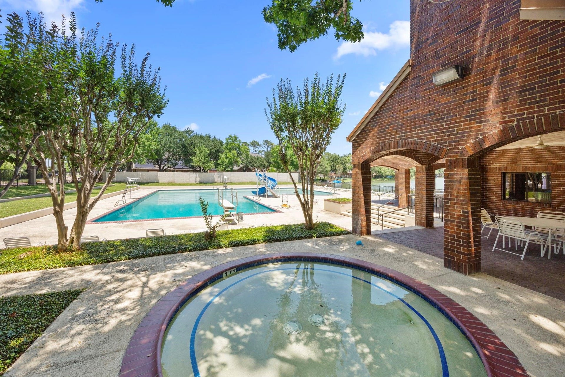 907 Sugarfield Court, Sugar Land, TX 77498 Residents of Sugarmill enjoy area pool and club house