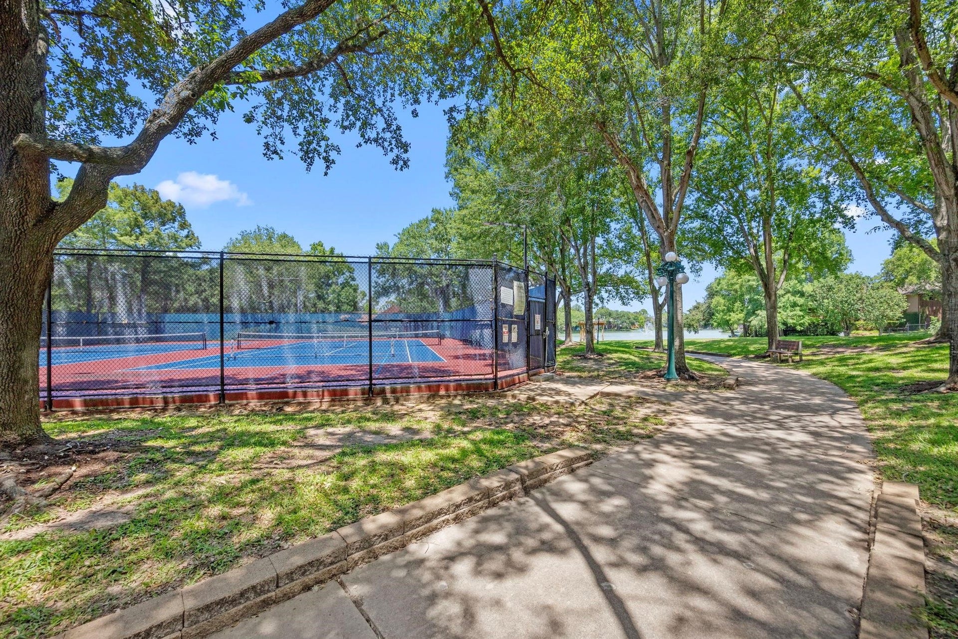 907 Sugarfield Court, Sugar Land, TX 77498 Tennis anyone. Pickleball too!