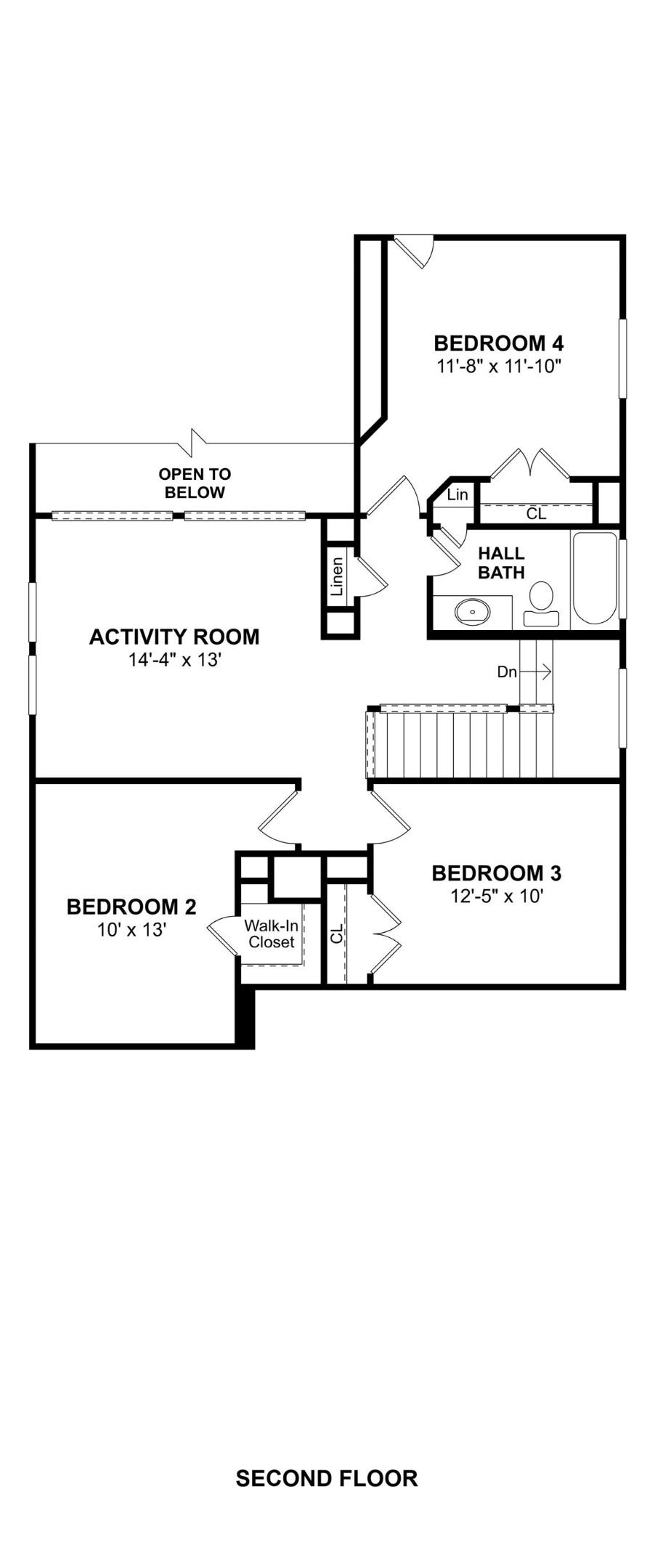 18648 Shauna Danielle Drive, New Caney, TX 77357 The Wilmington II floor plan by K. Hovnanian Homes. 2nd Floor shown. *Prices, plans, dimensions, features, specifications, materials, and availability of homes or communities are subject to change without notice or obligation.