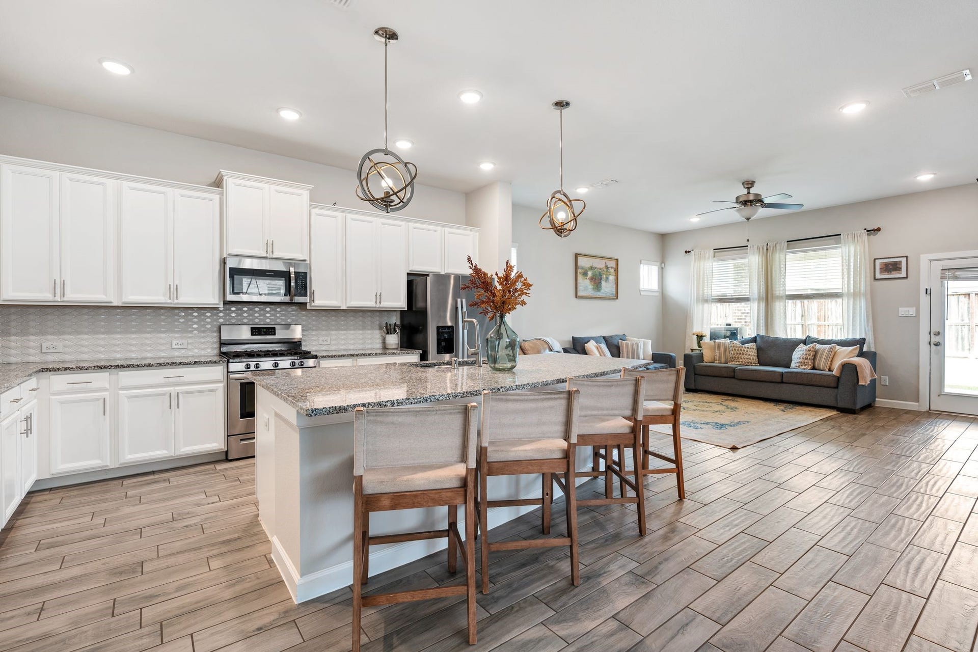 The heart of the home features a LARGE kitchen with space for hosting and entertaining.