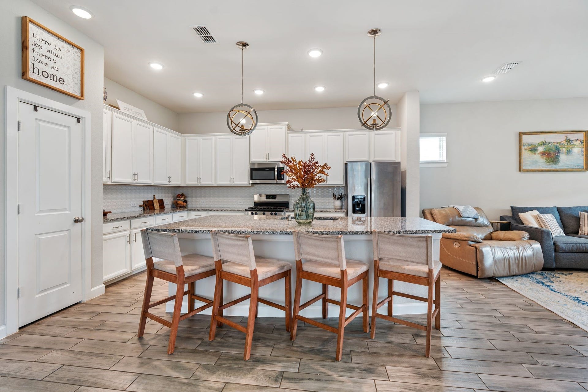 Finally, you arrive at the heart of the home - your MASSIVE kitchen.