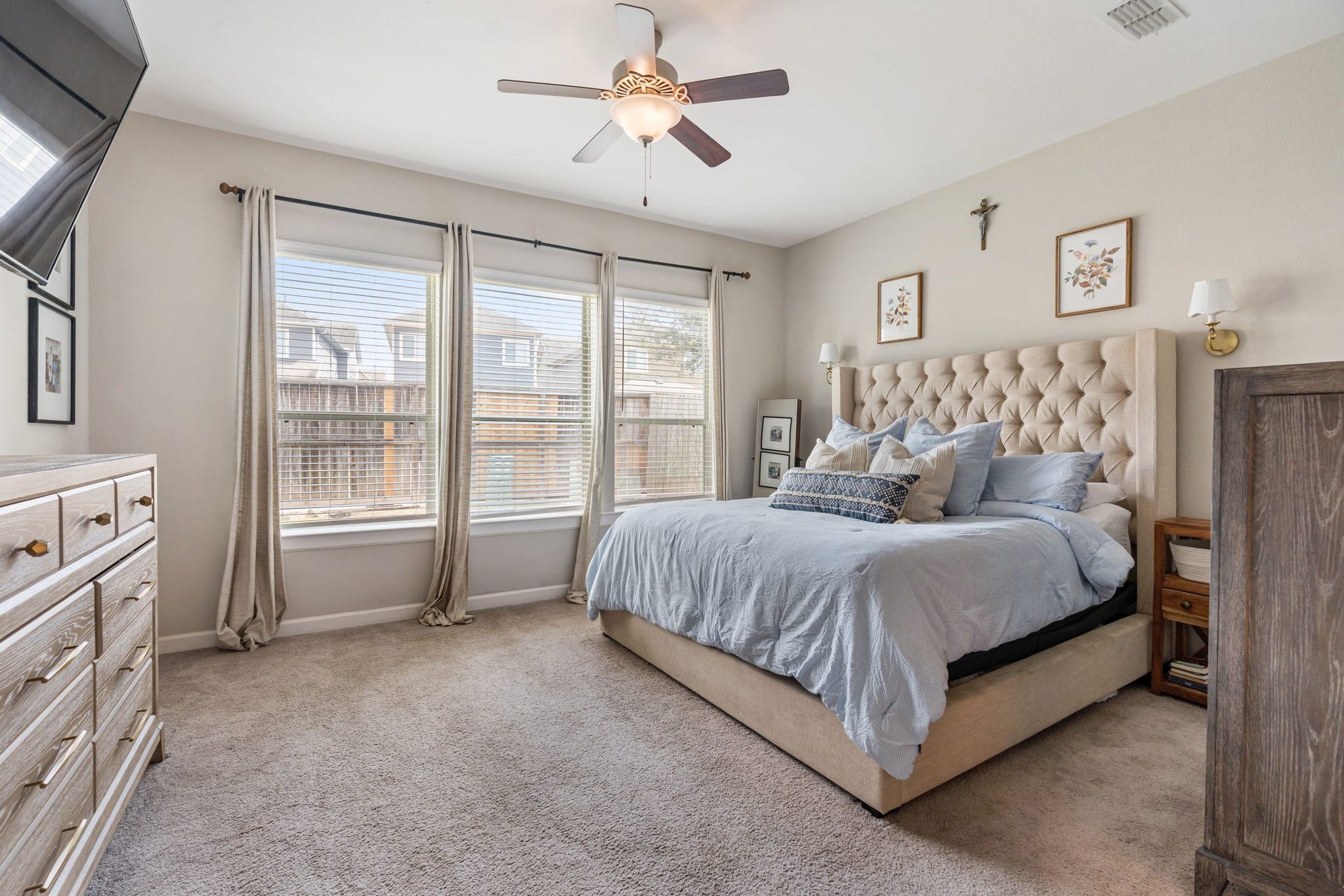 Finally, welcome to your primary bedroom oasis.