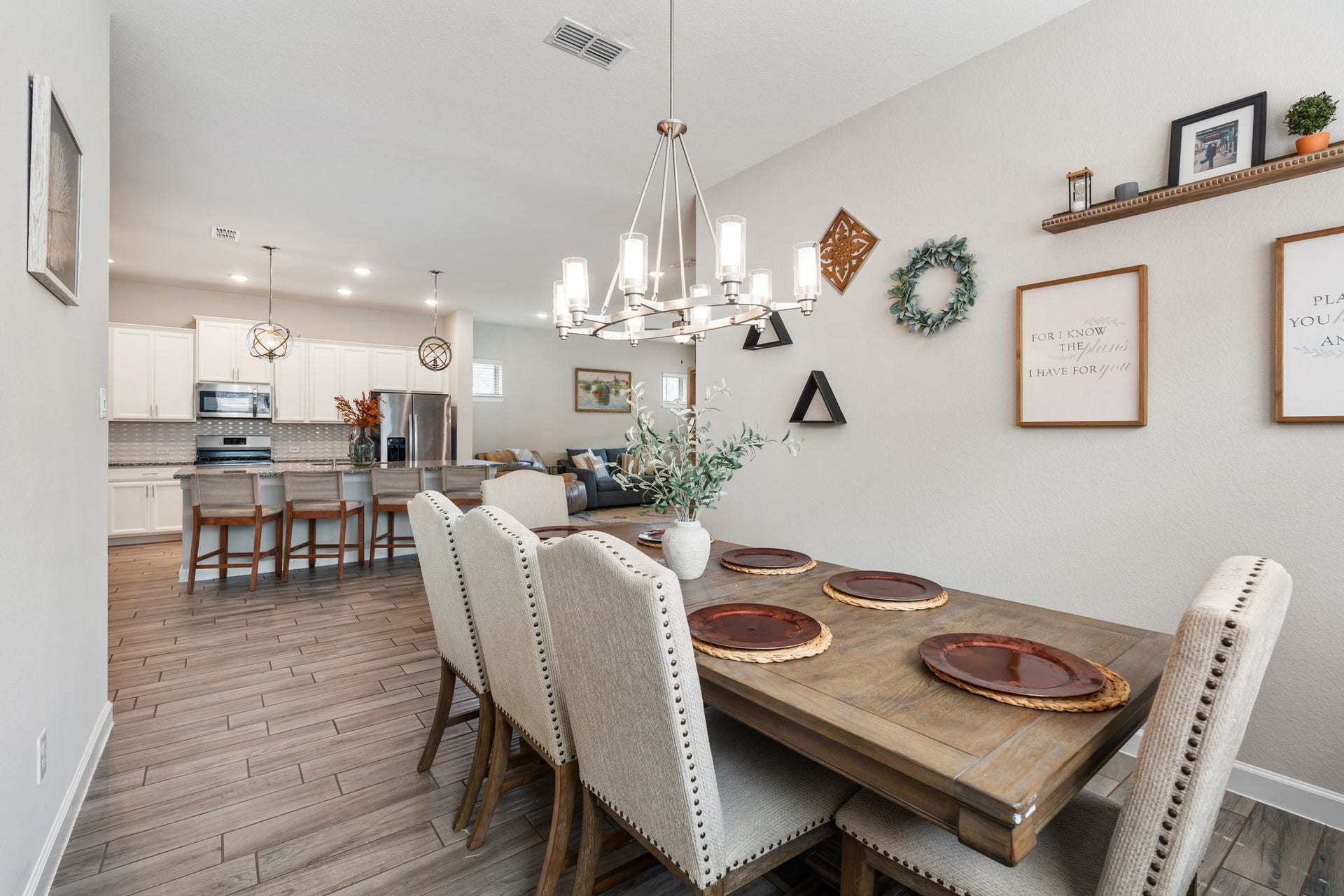It's so special to have this designated space for your dining room.