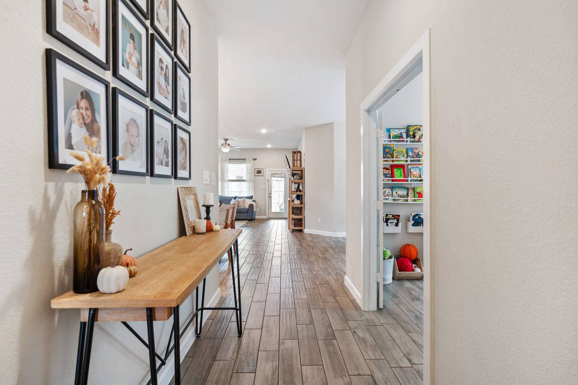 Continue down the hallway where you'll find your home office/study to the right.